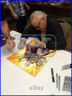 Stan Lee Signed Stan The Man 16X20 Photo Autographed In Silver PSA/DNA ITP