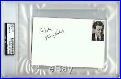 Stanley Kubrick Signed Autographed 4X6 Index Card 1965 Vintage Auto PSA/DNA