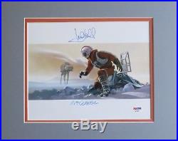 Star Wars Mark Hamill & Ralph McQuarrie Autographed Photo PSA/DNA Authenticated
