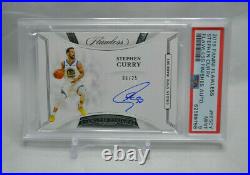 Stephen Curry 2019 Flawless Finishes Auto #d 10/25 #FFSCY PSA 9 Mint