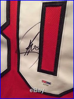 Stephen Curry Signed Davidson Jersey PSA/DNA COA Warriors Autograph MVP Durant 1