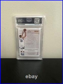 Stephen Curry patch auto 2/5 PSA/DNA certified iconic autographs