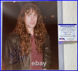 Steve Harris Iron Maiden Signed 8x10 Photo PSA DNA Autograph Certified Bassist