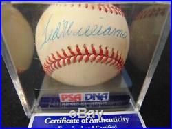 TED WILLIAMS Boston Red Sox HOF Autographed ROAL Baseball GRADED PSA/DNA 7.5