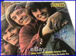 THE MONKEES AUTOGRAPHED ALBUM ALL FOUR MEMBERS PSA DNA CERTIFIED COA With PROOF