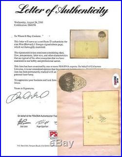 THE THREE STOOGES MOE, LARRY, CURLY (HOWARD) SIGNED ALBUM PAGES-PSA/DNA LOAs