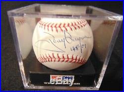 TONY GWYNN HOF 07 San Diego Padres HOF Autographed ROML Baseball PSA/DNA COA