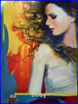 Taylor Swift Autographed 2011 Peter Max Fearless Poster Psa Dna Ad11730