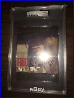Taylor Swift Autographed Red CD PSA DNA Sealed RARE