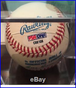 Ted Williams Baseball Autographed PSA/DNA LOA Boston Red Sox