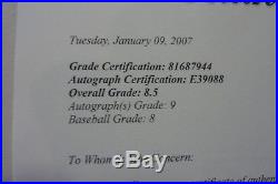 Ted Williams PSA/DNA 8.5 & Green Diamond Autographed Baseball