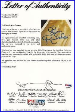 Terri Runnels 2x Signed WWE Event Worn Used Bikini PSA/DNA COA Ring Autograph