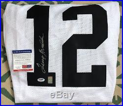 Terry Bradshaw Auto Autograph Signed Jersey Pittsburgh Steelers Hof Psa/dna