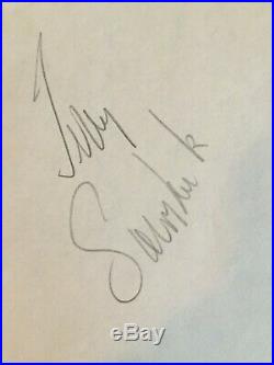 Terry Sawchuk Autograph (5 x 6 1/2 on paper) PSA / DNA Authentic