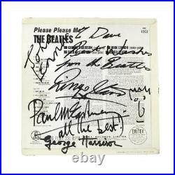 The Beatles Autographed Please Please Me 1963 Signed 12 Days After Release! PSA