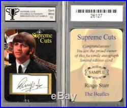 The Beatles / Ringo Starr / Genuine Autograph / Psa/dna Encased & Authenticated