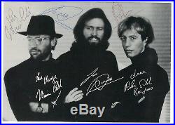 The Bee Gees EARLY Signed 5 x 7 Photo / Autographed / PSA/DNA Guaranteed