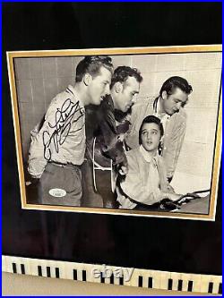 The Million Dollar Quartet -AUTOGRAPHS Elvis Presley + Cash +Lewis + Perkins-PSA