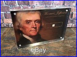 Thomas Jefferson Signed Handwritten 1812 Psa/dna Framed Historic
