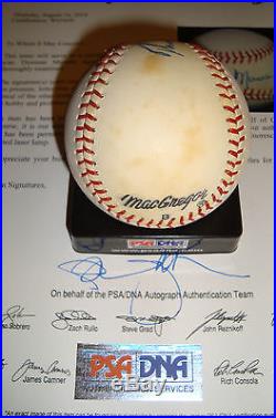 Thurman Munson single signed auto PSA/DNA ball Yankees autographed baseball SSB