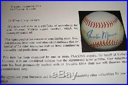 Thurman Munson single signed auto PSA/DNA ball Yankees autographed baseball SSB