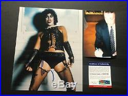 Tim Curry Rare! Signed autographed Rocky Horror Picture 8x10 photo PSA/DNA coa