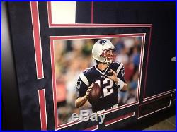 Tom Brady Autographed and Framed Jersey COA PSA/DNA from NFL Auctions