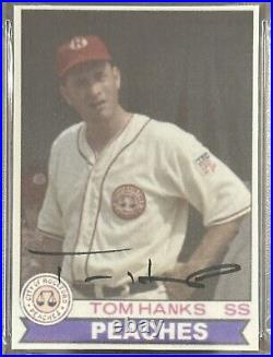 Tom Hanks SIGNED A League Of Their Own Trading Card Print PSA DNA COA Autograph