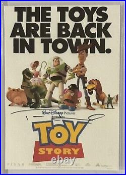 Tom Hanks SIGNED Disney Toy Story Movie Poster Print PSA DNA Autograph COA Woody