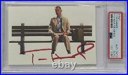 Tom Hanks SIGNED Forrest Gump On Bench Movie Picture Print PSA DNA COA Autograph