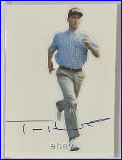 Tom Hanks SIGNED Forrest Gump Running Picture Card Print PSA DNA COA Autographed