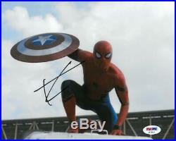 Tom Holland Signed Spiderman Authentic Autographed 8x10 Photo PSA/DNA #AF21521