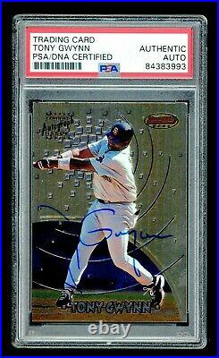 Tony Gwynn PSA/DNA Auto 1997 Bowman's Best Topps Autographed Signed Card HOF