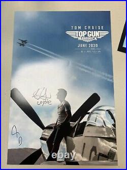 Top Gun Maverick Signed 12X18 Poster PSA COA