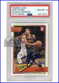 Trae Young 2018-19 Panini Chronicles Classics Autograph RC Card #665 PSA/DNA 10