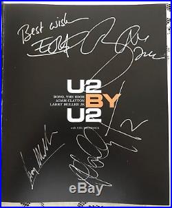 U2 by U2 Signed Book Autographed by all 4 PSA/DNA Letter of Authenticity