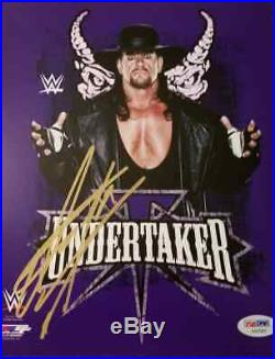 Undertaker Signed WWE 8X10 PSA DNA COA DEADMAN PHOTOFILE AUTOGRAPH