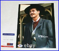 Val Kilmer Signed Tombstone Doc Holliday autographed 8X10 picture PSA JSA