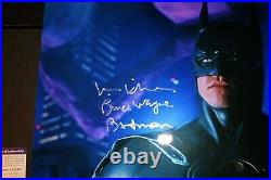 Val Kilmer Signed autographed Batman Forever 16X20 picture poster PSA JSA