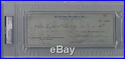Vince Lombardi Signed Green Bay Packers Psa/dna Certified Autographed Check