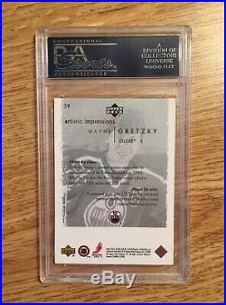 WAYNE GRETZKY SIGNED 2003 UD Artistic Impressions PSA/DNA Autograph Oilers Card