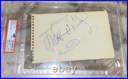 Walt Disney Large Signed Album Page Auto Autograph Psa/dna Rare