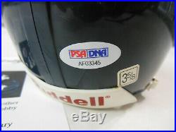 Walter Payton Autographed Signed Chicago Bears Mini Helmet PSA DNA LOA 2