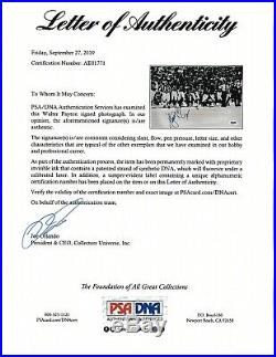 Walter Payton Bears Signed 8x10 Photo Autograph Auto PSA/DNA AE01771