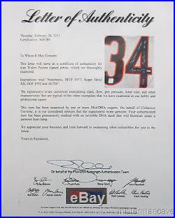 Walter Payton Framed Jersey Signed PSA/DNA COA Autographed Chicago Bears