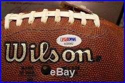 Walter Payton PSA/DNA Certified Signed Autograph Wilson NFL Game Football withCOA