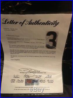 Walter Payton autographed jersey EXTREMELY RARE PSA/DNA 6 inscriptions
