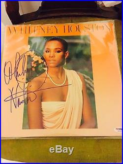 Whitney Houston Signed Album Full Signature PSA/DNA