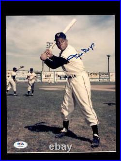 Willie Mays PSA DNA Signed 8x10 Photo Giants Autograph