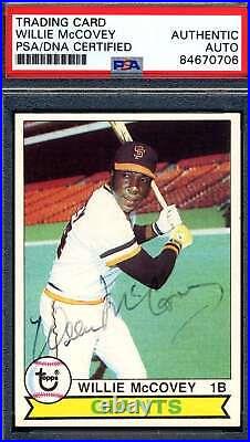 Willie McCovey PSA DNA Signed 1979 Topps Autograph